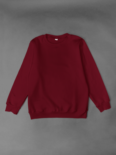 Свитшот 2х-нитка бордовая