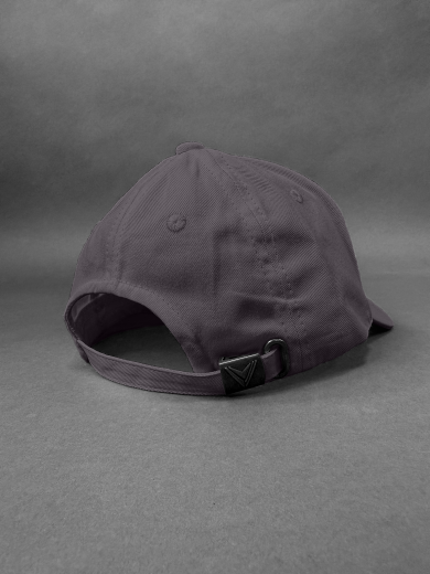 Бейсболка (полувелюр) серая