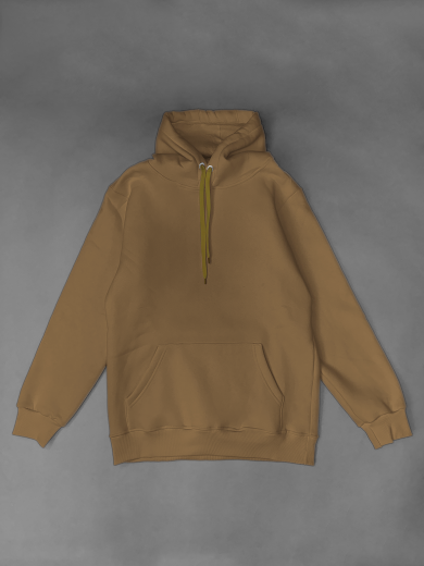 Толстовка с капюшоном "Кенгуру" 2х-нитка оливковая