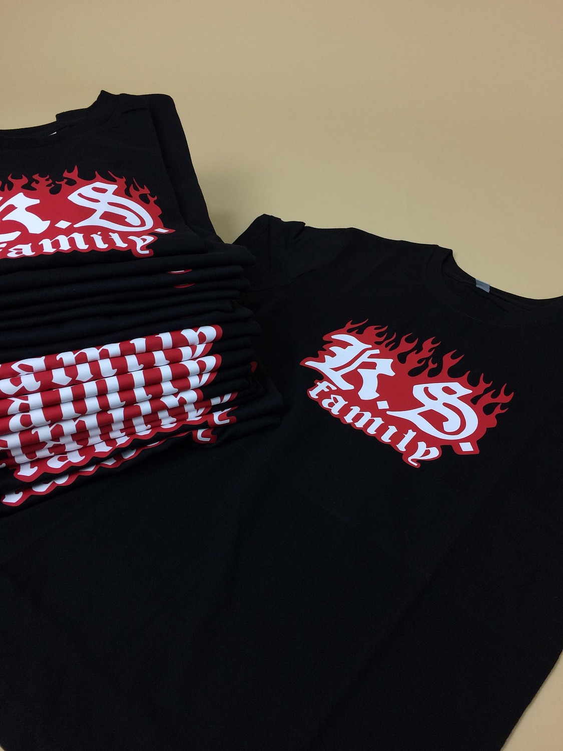 Печать на футболках оптом